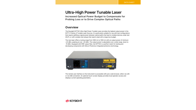 Ultra-High Power Tunable Laser